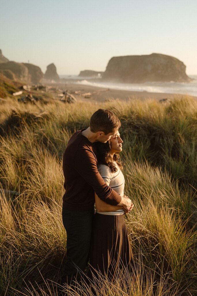Adventure style couple session on the Sonoma Coast