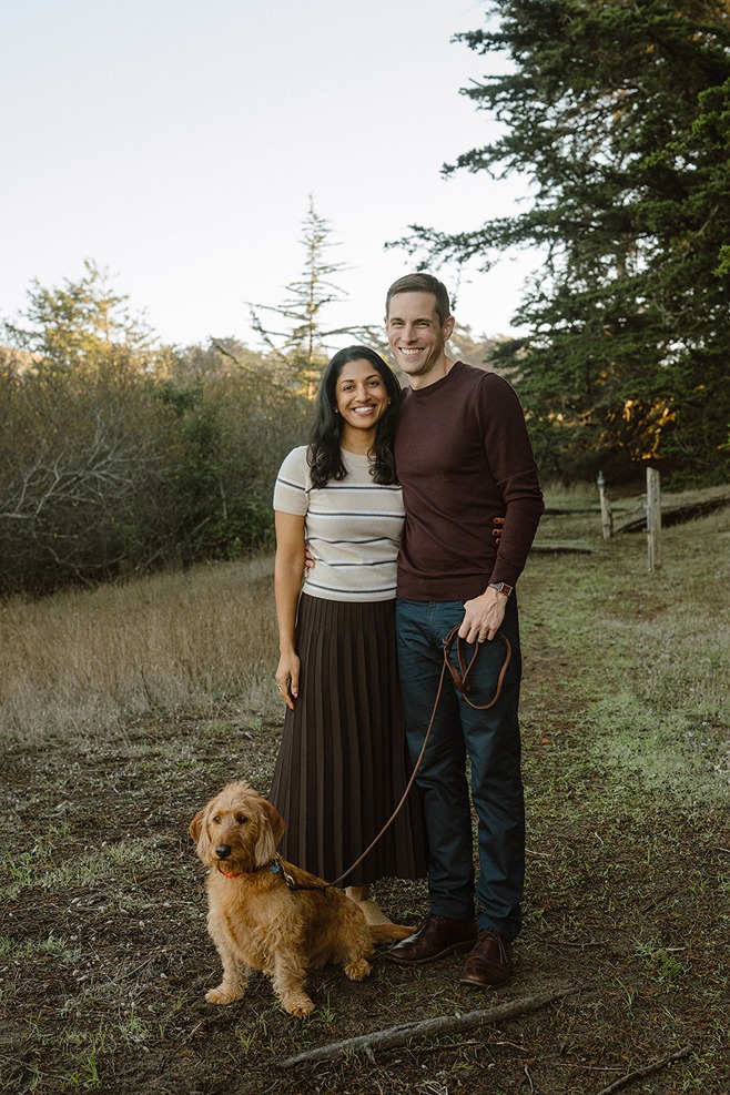 Romantic beach session photographed on the Sonoma Coast
