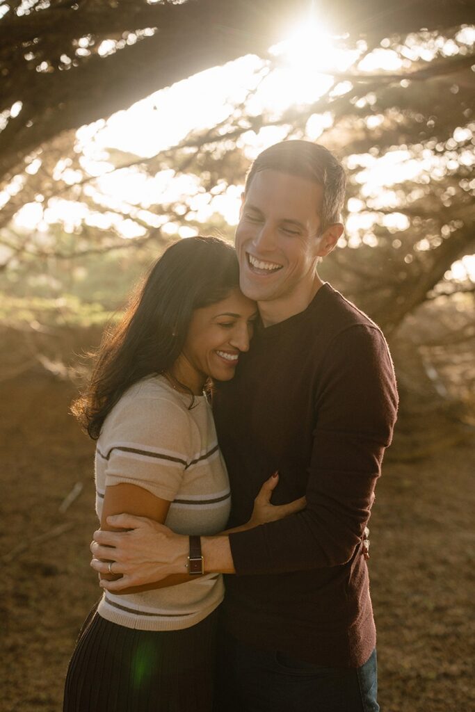 Coastal light during a Sonoma Coast couple session