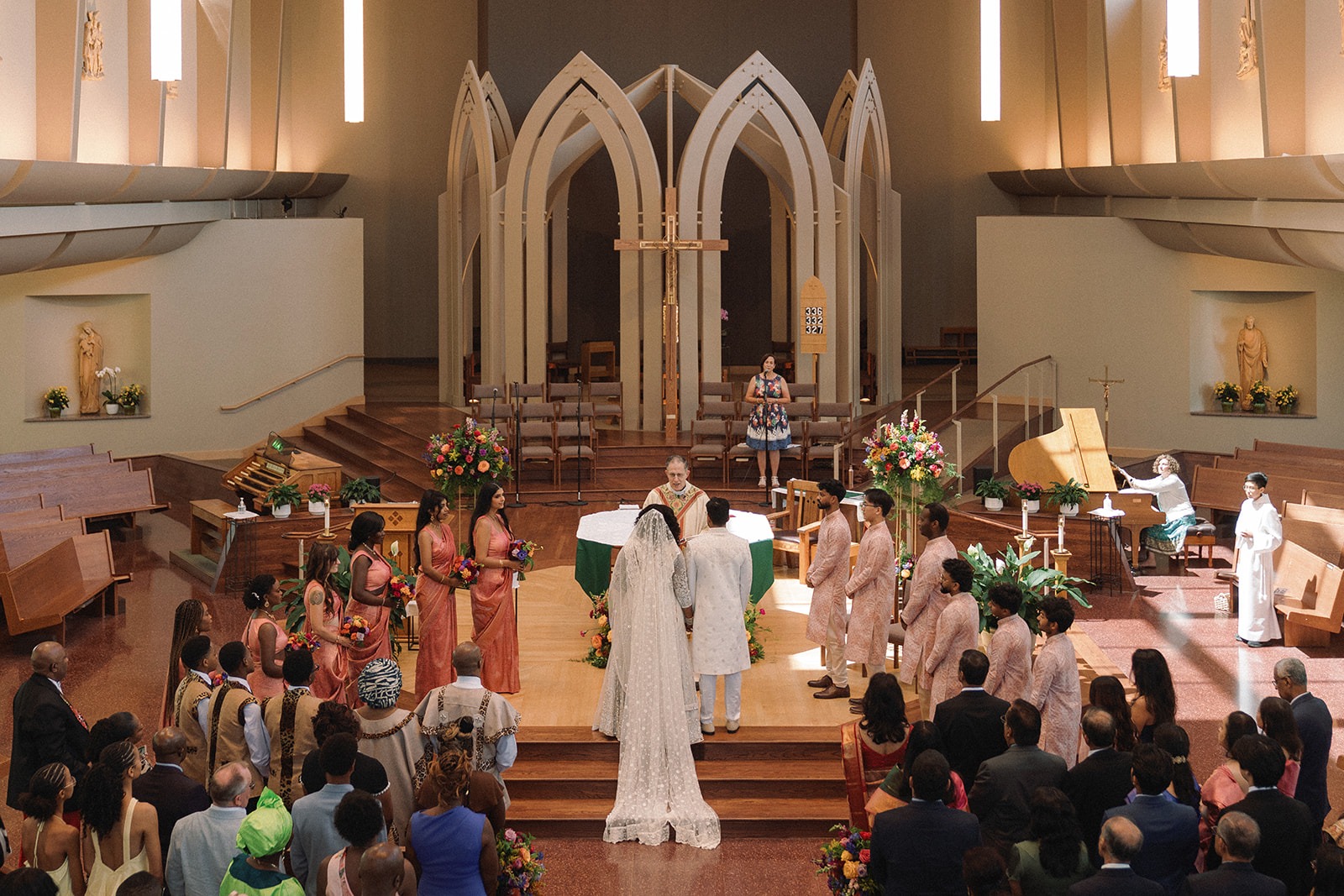 Cameroonian and indian couple getting married in Seattle 