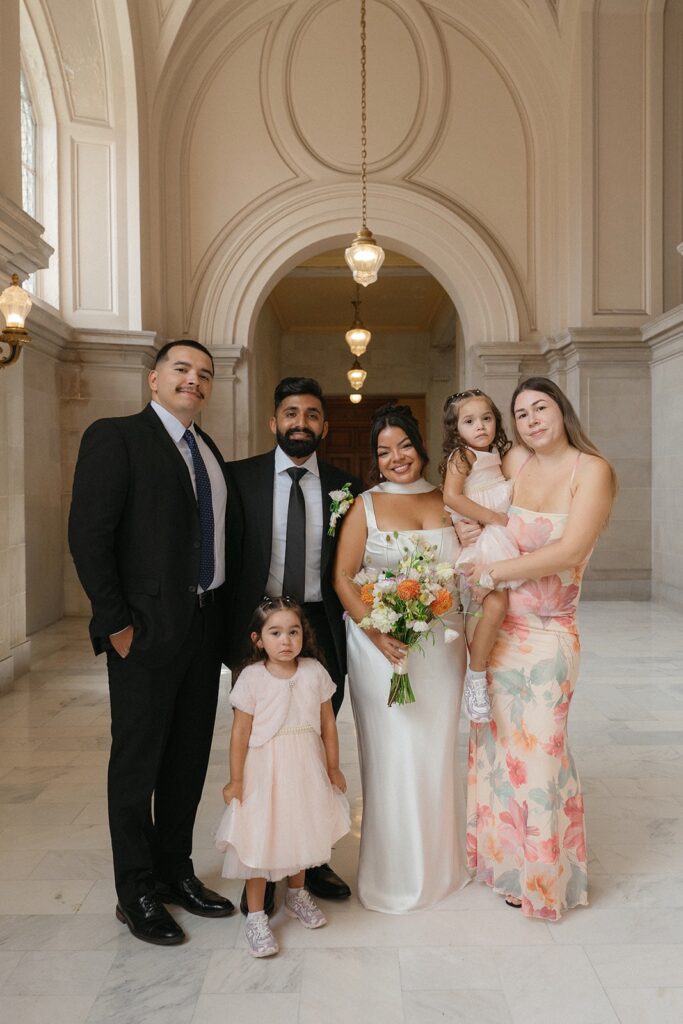 An intimate city hall wedding in San Francisco